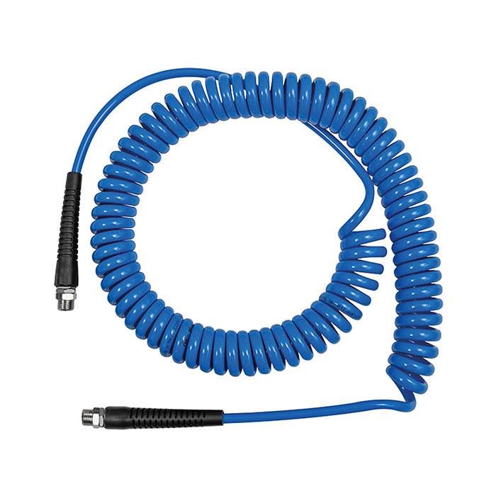 RIEGLER Spiral hose, Fitting, Kink protection spring, PU, Ø 10x6.5, 6 m