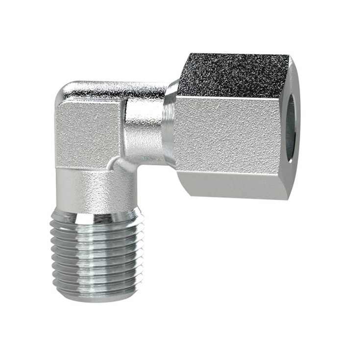 [159157] RIEGLER Male elbow, R 1/2 o., Pipe exterior Ø 12, galvanised steel