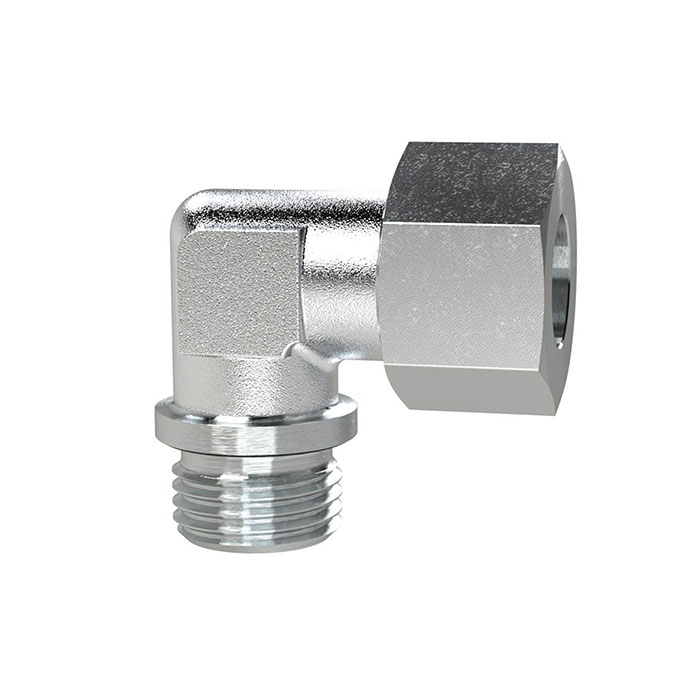RIEGLER Winkel-Einschraubverschraubung, R 1 a., Rohr-Ø 25, Stahl verz.