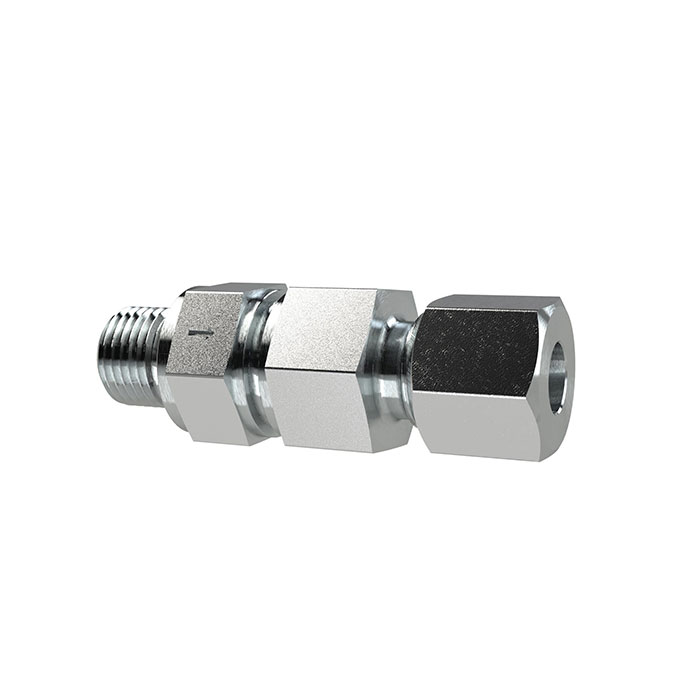 RIEGLER Non-return valve, G1/2o., Pipe ext. Ø16, PN max.400, galv. steel