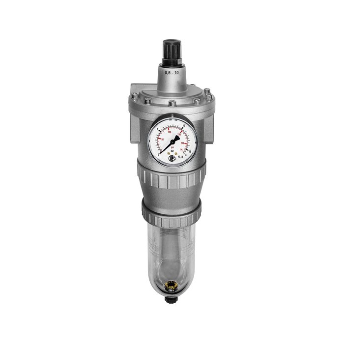 [174093] RIEGLER Filter regulator »Standard«, PC container, 40 µm, Size 4, G 1