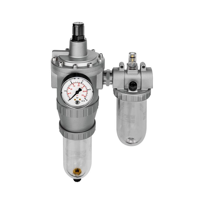 [174098] RIEGLER Service unit 2-part »Standard« with PC container, Size 4, G 3/4