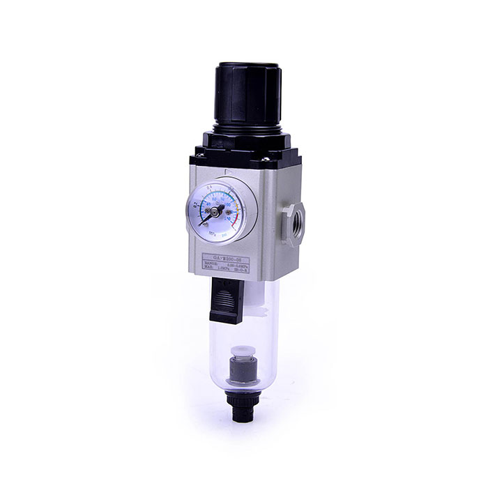 RIEGLER Filterregler »GA-mini« 5 µm, BG 200, G1/4, 1,5 - 9 bar, Ablass HA