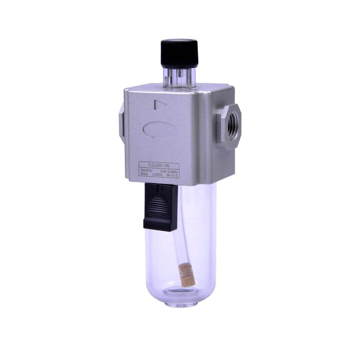 [178359] RIEGLER Mist oiler »GA-mini«, PC container, Size 200, G 1/8, 0.5 - 9 bar