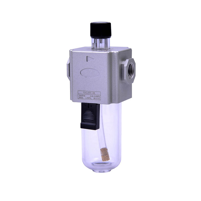 RIEGLER Mist oiler »GA-mini«, PC container, Size 200, G 1/4, 0.5 - 9 bar