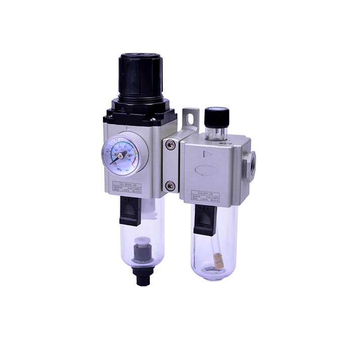 RIEGLER Service unit 2-part »GA-mini«, 5 µm, Size 200, G 1/8, 1.5 - 9 bar