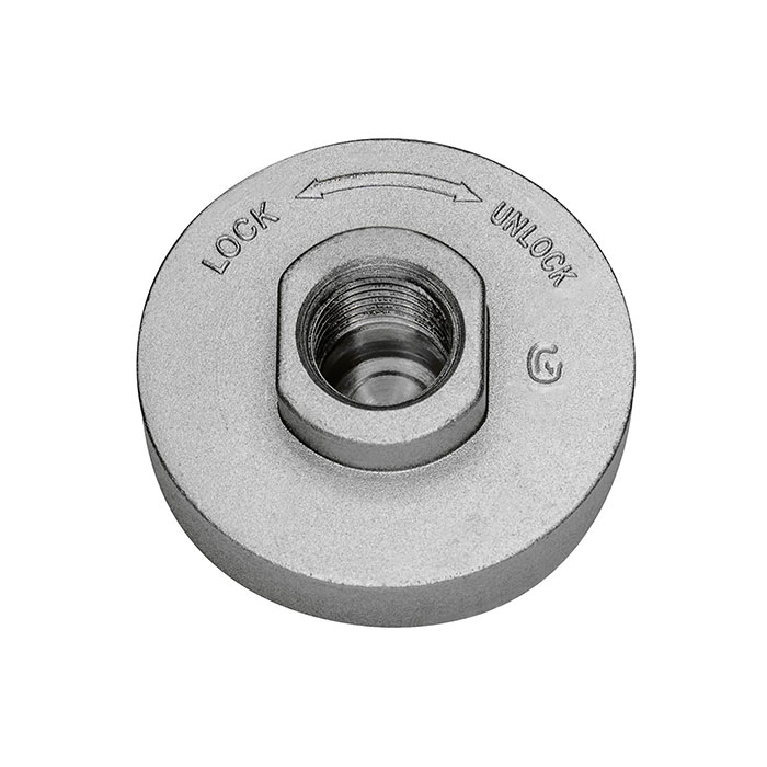 RIEGLER Adapter plate for standard pressure gauges, GA size 400, size 600