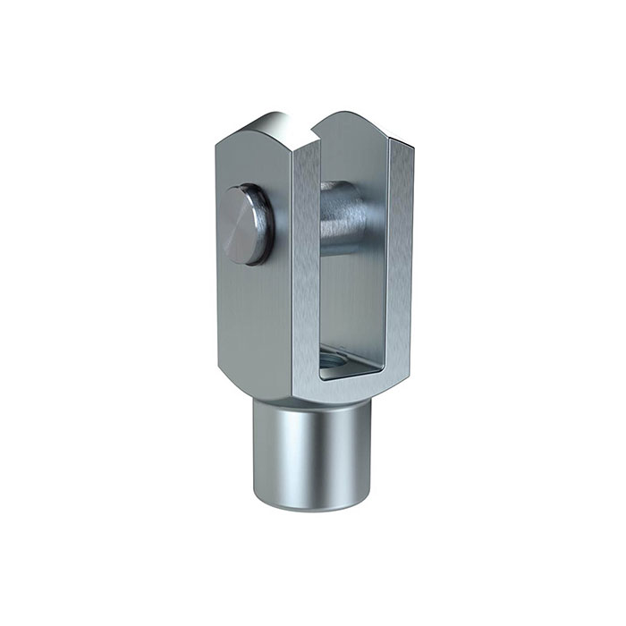 RIEGLER Rod clevis AP2 ISO 8140, bore 40, M42x2