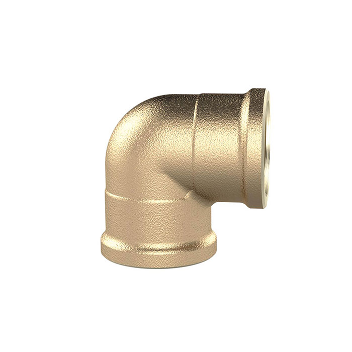 RIEGLER Winkelstück, 90°, innen/innen, G11/2, Druck 16 bar, Messing blank