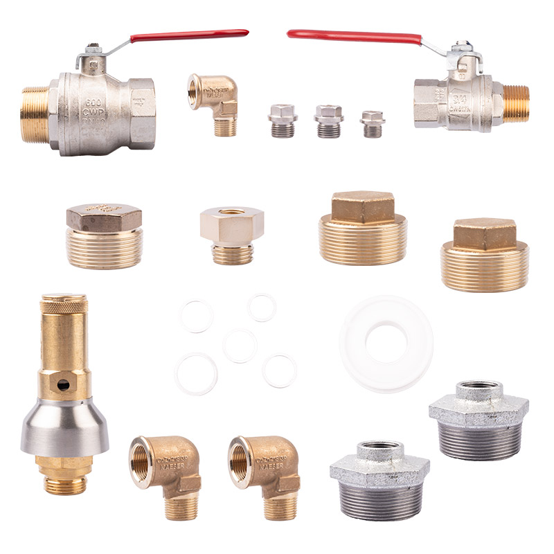 [8.4420.2] KAESER fitting set for air receiver 500/11 horizontal version