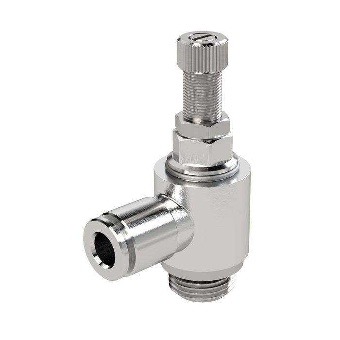 [116957] RIEGLER Thredtle valve, both sides, G 1/8, plug connection 8