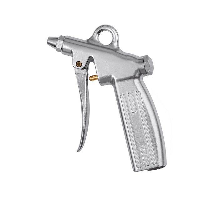 [198620] RIEGLER metering blowgun standard nozzle, die-cast aluminum, nickel-plated. G 1/4 i.