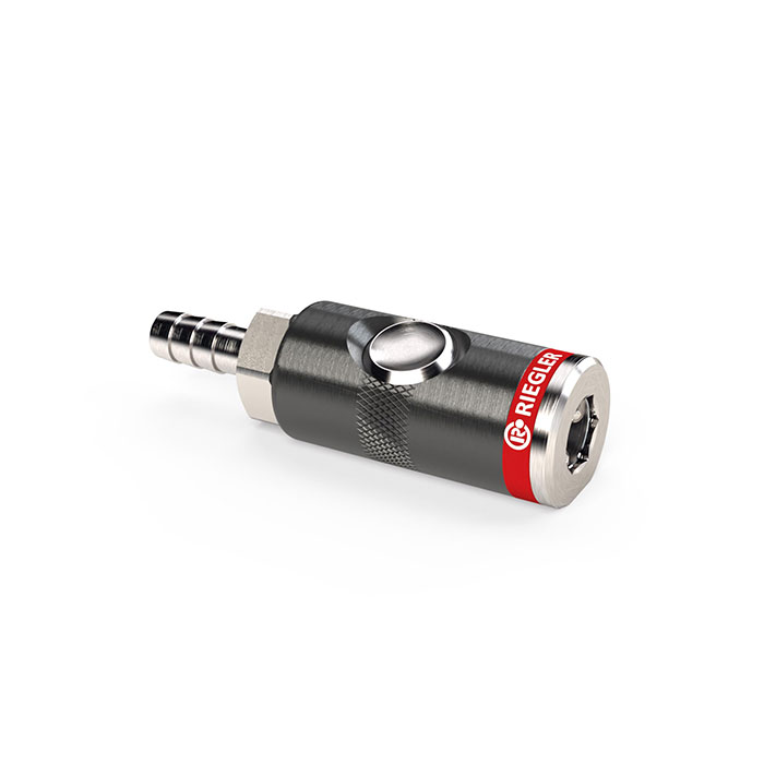 [199987] RIEGLER Push-button safety coupling NW 7,4, LW9