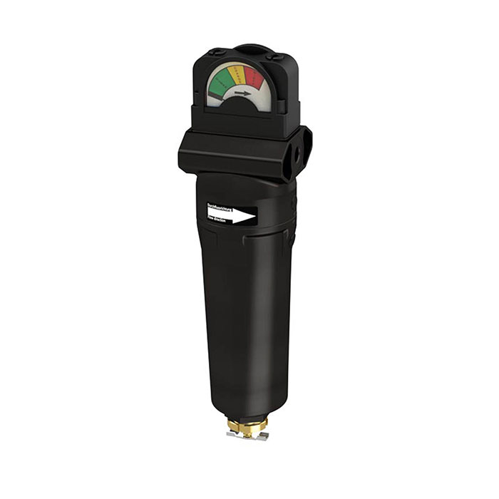 RIEGLER Aktivkohlefilter G1/4 mit Differenzdruckmanometer, 0,003 mg/m³