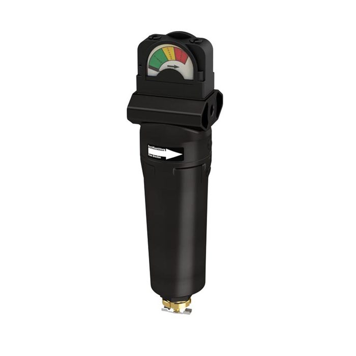 [199817] RIEGLER Activated carbon filter G1/4 with differential pressure gauge, 0.003 mg/m³