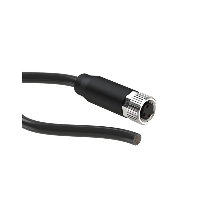[129669] RIEGLER Sensor Cable with M8 Plug, Straight, 5 m, PVC