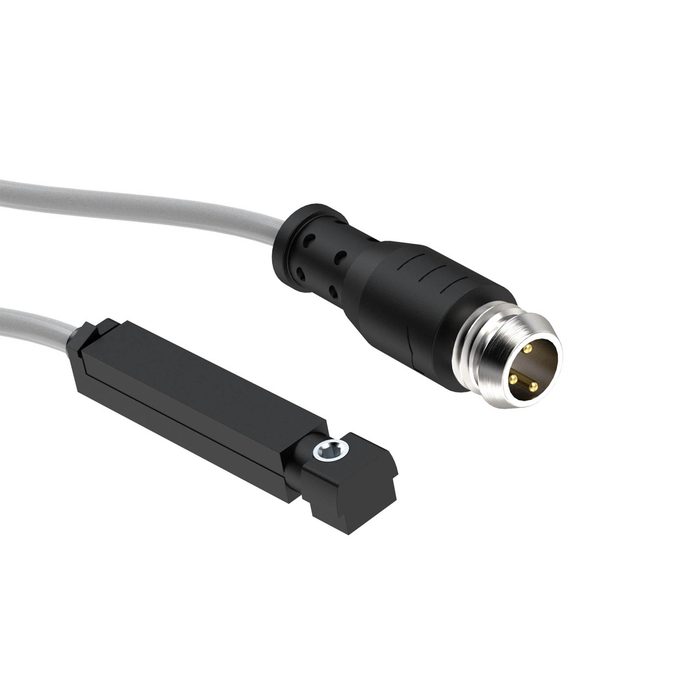 [129739] RIEGLER HALL sensor, 3-wire, 5 m cable, 10–30 V DC, 4 W, NO, PNP, LED
