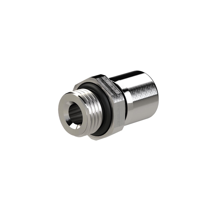 Straight push-in fitting "NonPlusUltra", G 1/2, Ø 16 mm, PU 10