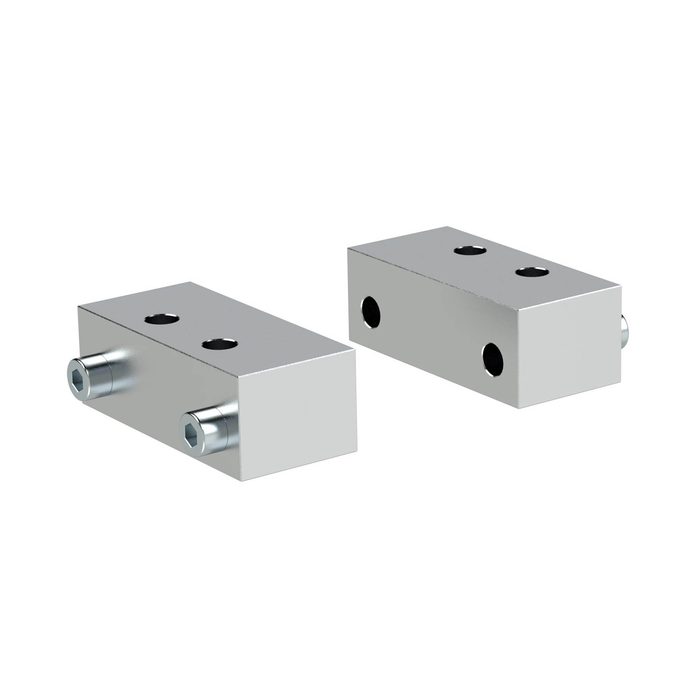 [129644] RIEGLER Foot Mounting for Rodless Cylinder ZRL1 Ø40
