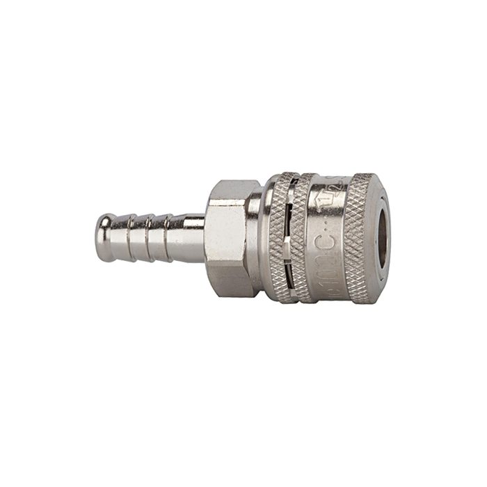 [107537] RIEGLER Safety coupling NW 7.8, type SEK, nickel-plated brass, spout LW 8