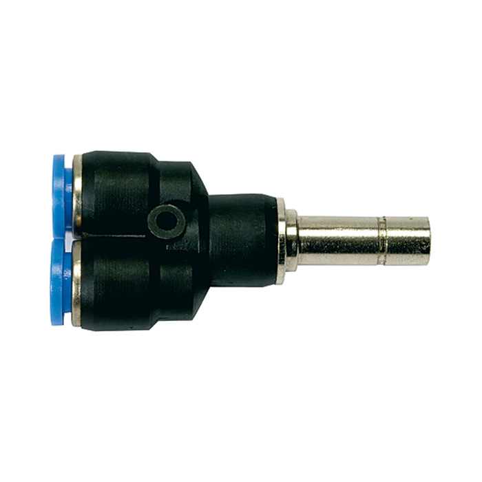 RIEGLER Y-Steckverbindung, Stecknippel »Blaue Serie«, Schl./Stecker-Ø 4