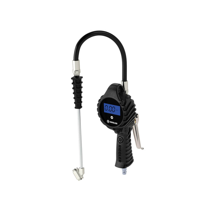 RIEGLER Digitaler Handreifenfüllmesser TS, Mano Ø 80 mm, 0-12 bar