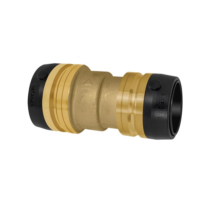 [117055] RIEGLER Reduzier-Verbinder, MS, »sharkbite«, 42 mm, f. Rohr-Außen-ø 35 mm