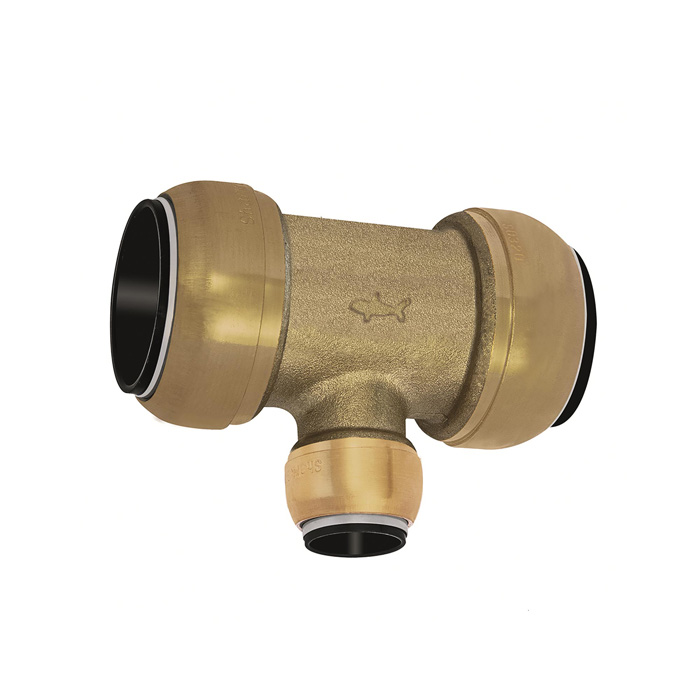 T-reducer ver. MS, "sharkbite" for pipe ø1 54 mm, for pipe ø2 35 mm