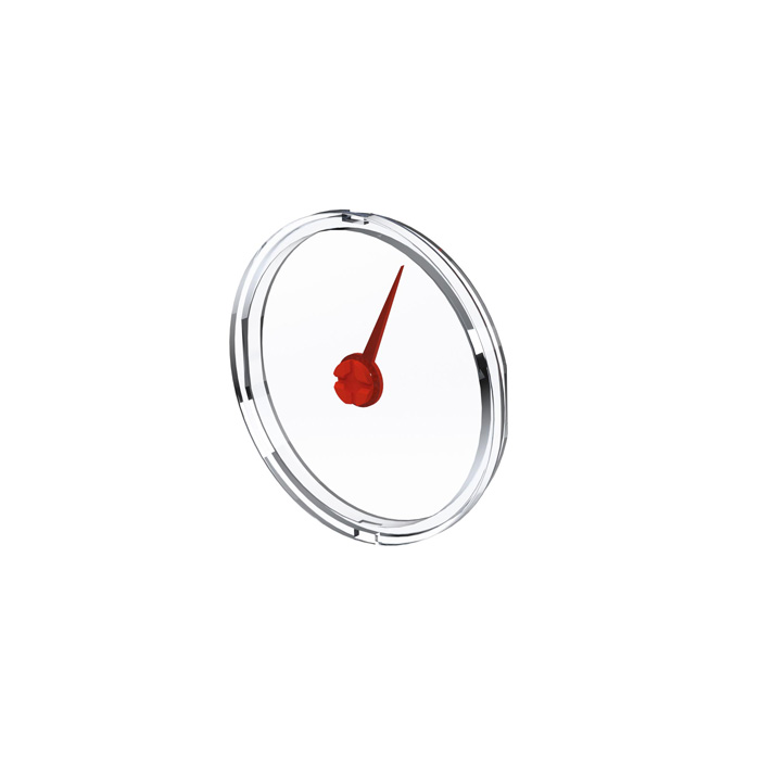 Viewing panel plastic, MZ red, adjustable from outside, for NG 40