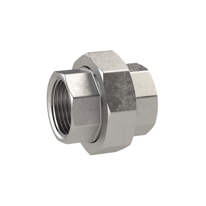 [117902] RIEGLER solu. Double threaded nipple, con. tight, Rp 1/4, IG, SW 30, ES 1.4408
