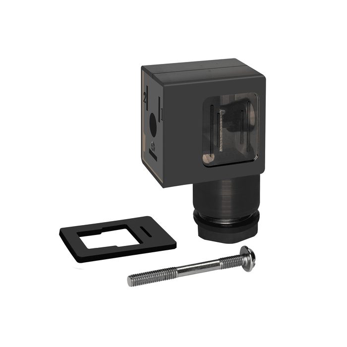 [117921] RIEGLER Gerätestecker mit LED, DC, für BG 100