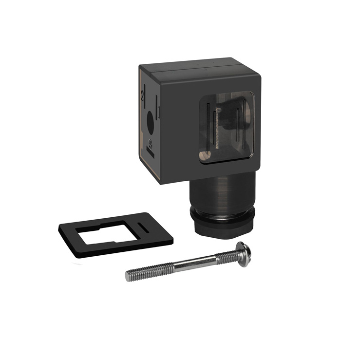 Device plug with LED, DC, for BG 200 - 400