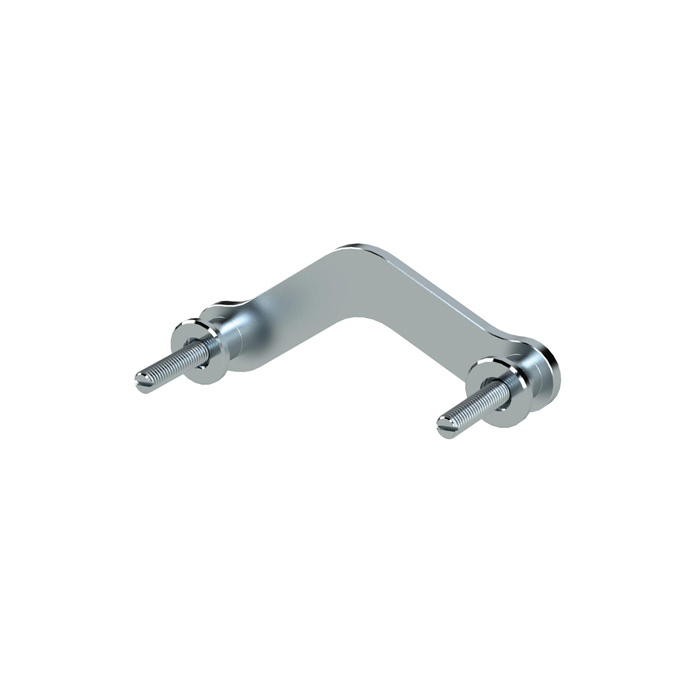 [117944] RIEGLER Klemmbügel für Einbau, Stahl verzinkt, für Mano. Typ 213.53 Ø63