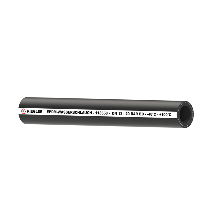 Industrial hose for salt and hot water, EPDM, ø 20x13, 40 m