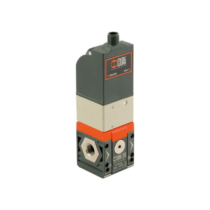 RIEGLER Precision prop. pressure regulator "SYNTRONIC", BG1, G1/4, remote-controlled, 0...10 V