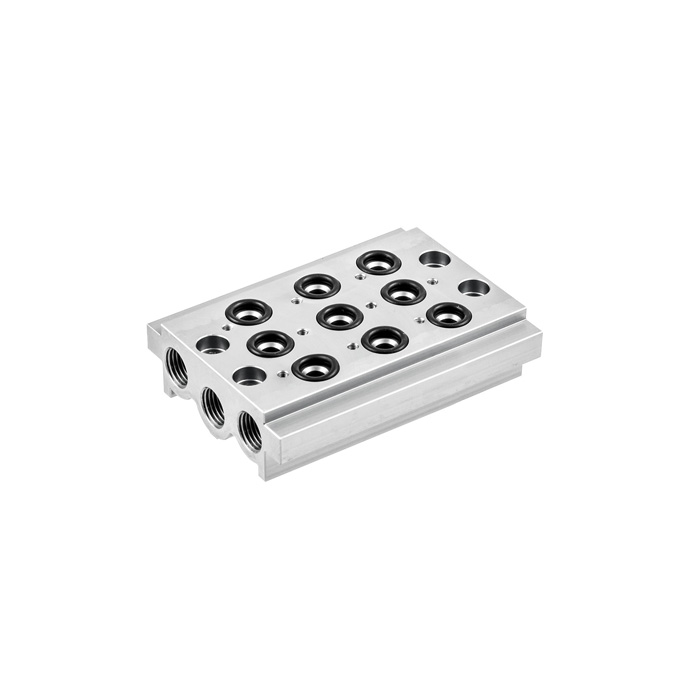 Multiple base plate 3-fold "BASIC", G 1/8