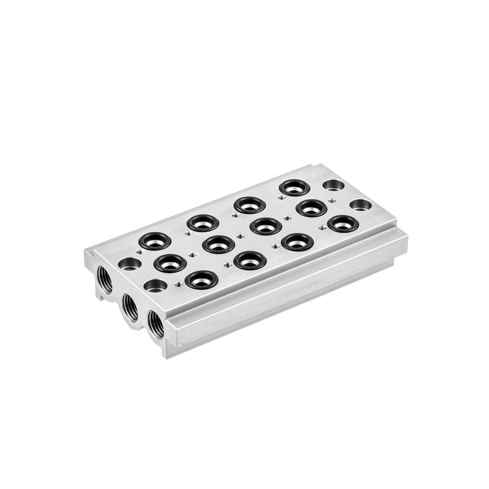 [146717] RIEGLER Mehrfach-Grundplatte 4-fach »BASIC«, G 1/8