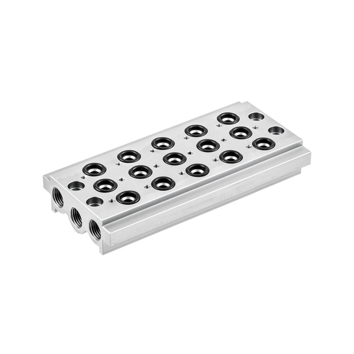 Multiple base plate 5-fold "BASIC", G 1/8