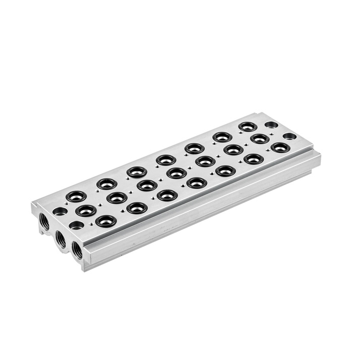 Multiple base plate 7-fold "BASIC", G 1/8