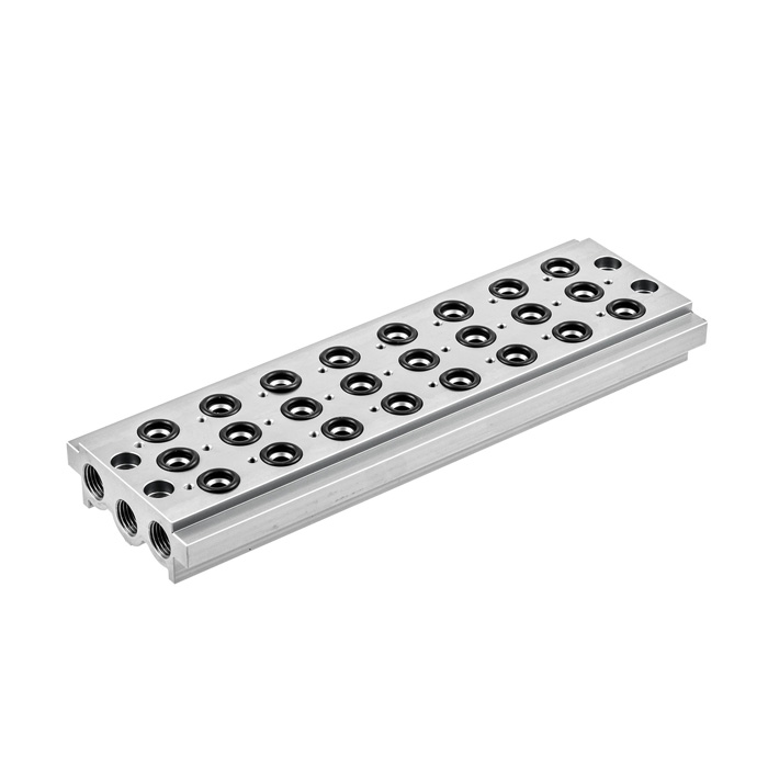 Multiple base plate 8-fold "BASIC", G 1/8