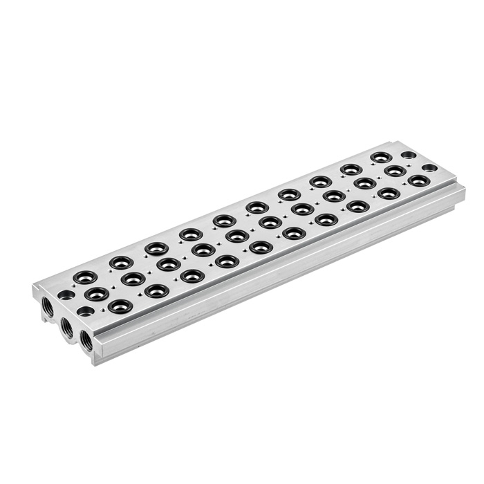Multiple base plate 10-fold "BASIC", G 1/8