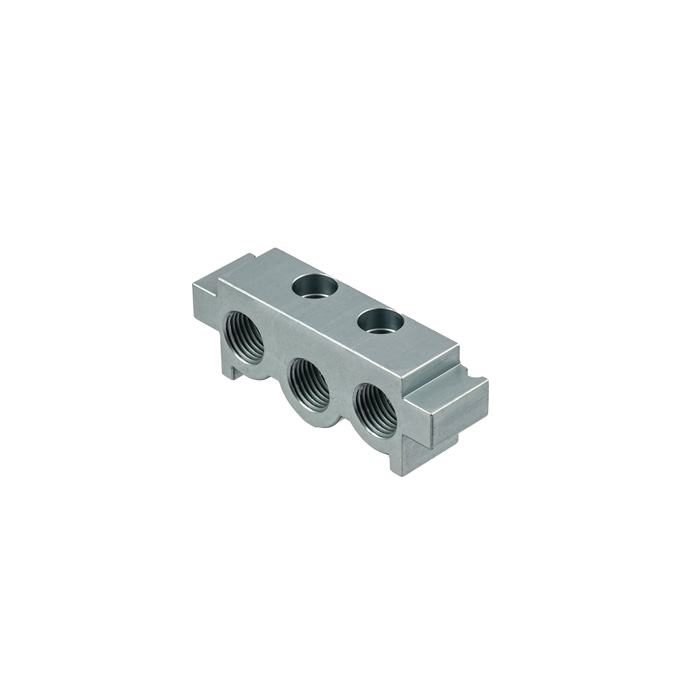Inlet plate with seals, G 1/8, base plate system