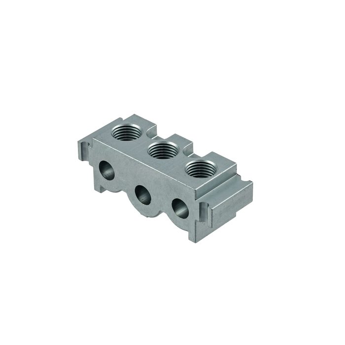 [146736] RIEGLER Zwischenplatte, G 1/8, Grundplattensystem