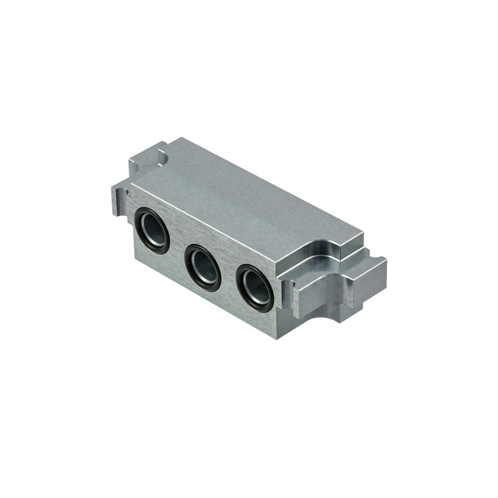 [146738] RIEGLER Size adapter for base plate system, G 1/8 - G 1/4