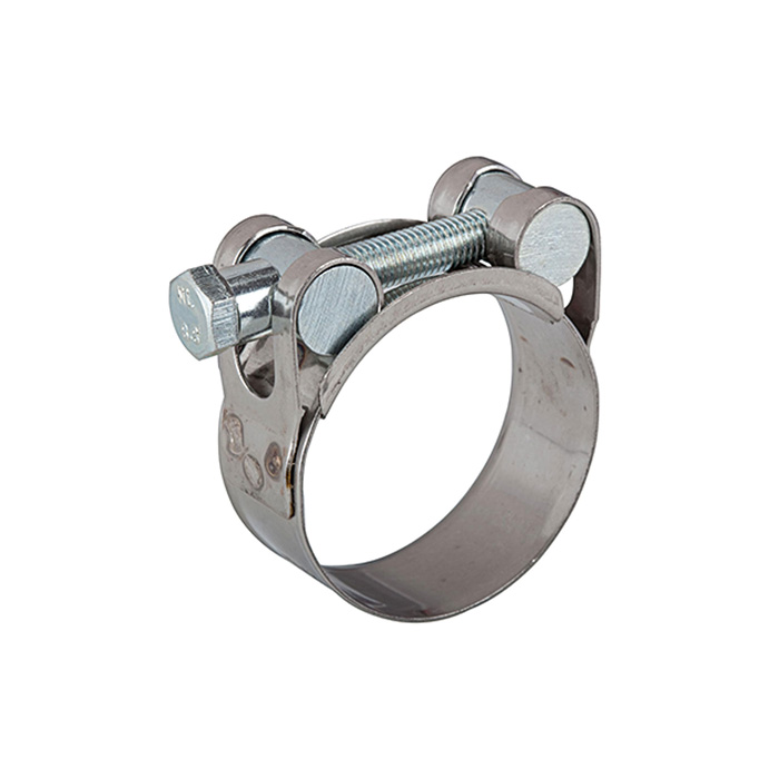 Hinge pin clamp, chrome steel 1.4016 (W2), 68 - 73 mm, 24 mm