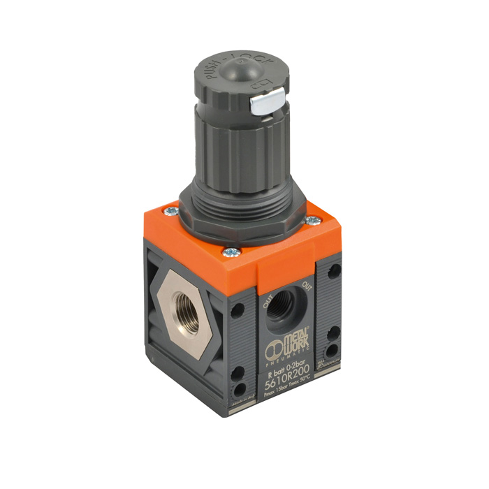 RIEGLER Battery regulator "SYNTESI", BG1, G 1/4, 0...12 bar, o. Mano.