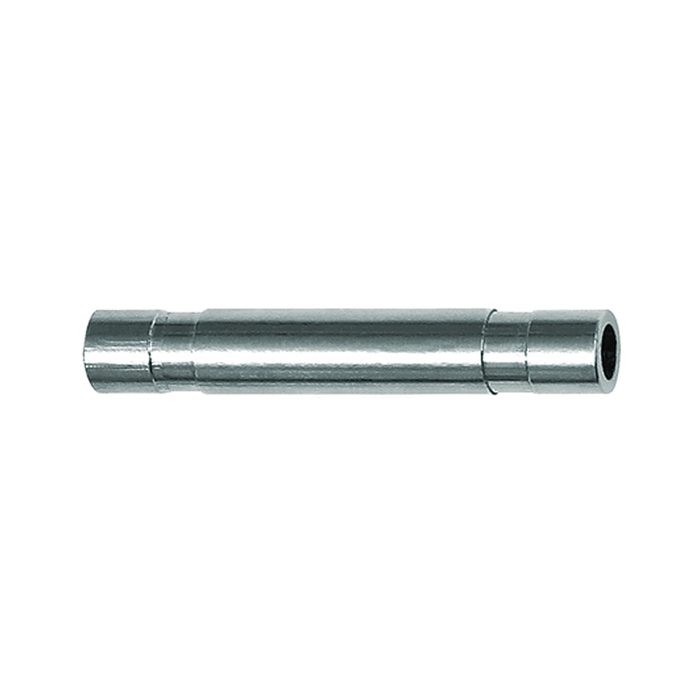 [142787] RIEGLER Plug-in nipple "metallica", for hose outer Ø 4, nickel-plated brass.