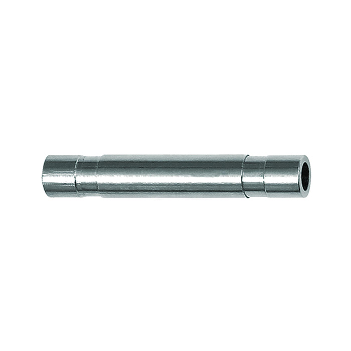 RIEGLER Plug-in nipple "metallica", for hose outer Ø 12, nickel-plated brass.