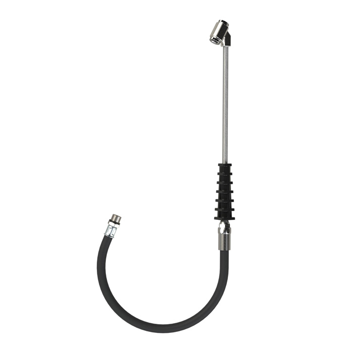 [137580] RIEGLER Hose TS, 40 cm, G 1/4, rigid, hand riffle blade standard version.