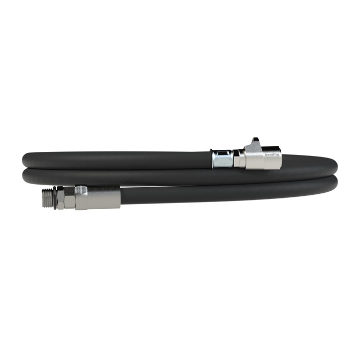 RIEGLER Schlauch QS, 3 m, G 1/4, drehbar, Handreif.messer Standardausf.